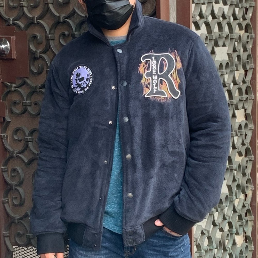 Men’s Handcrafted & Tailored Natural Indigo Jacket